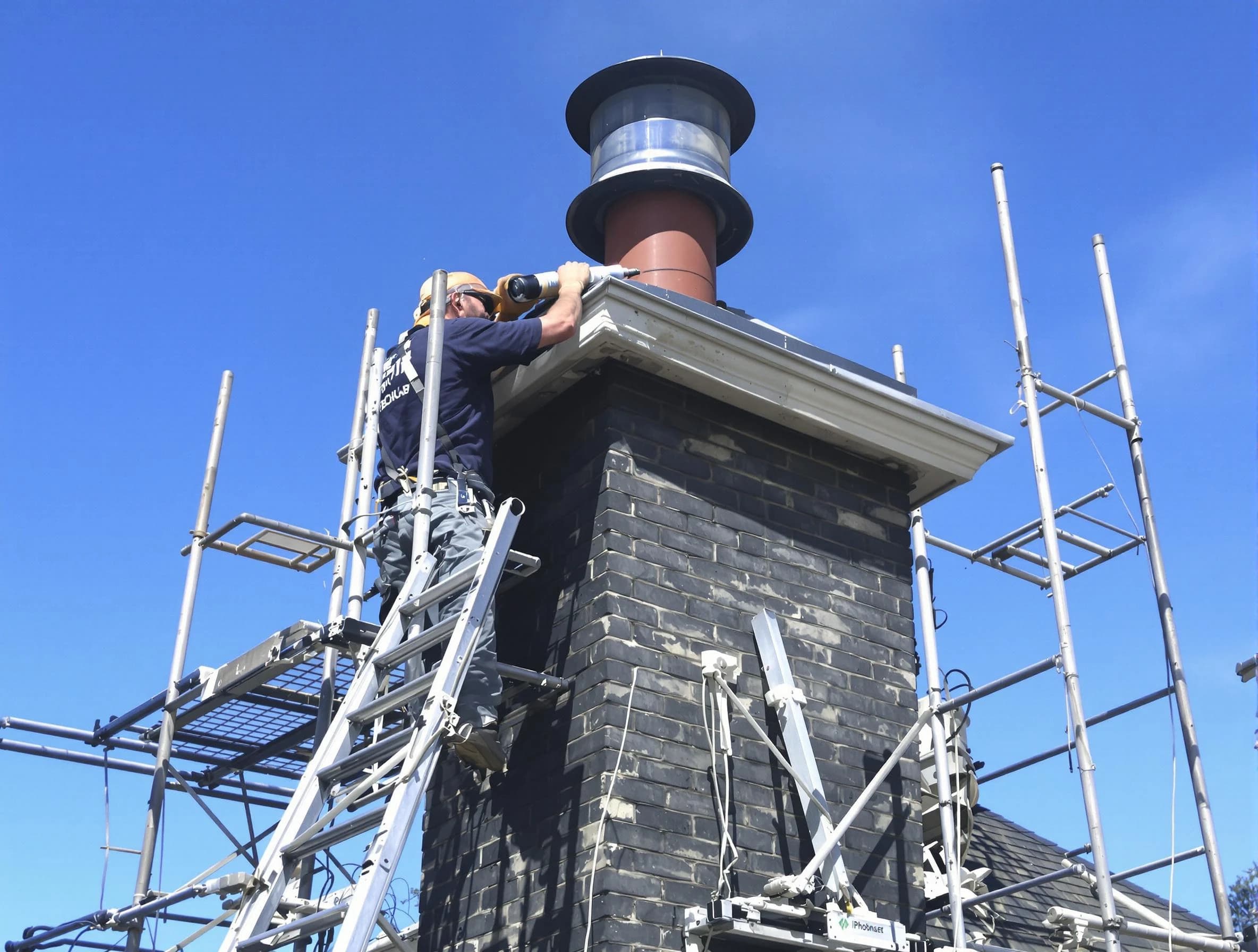 Sturdy chimney crown finished by Brigham City Chimney Sweep in Brigham City, UT