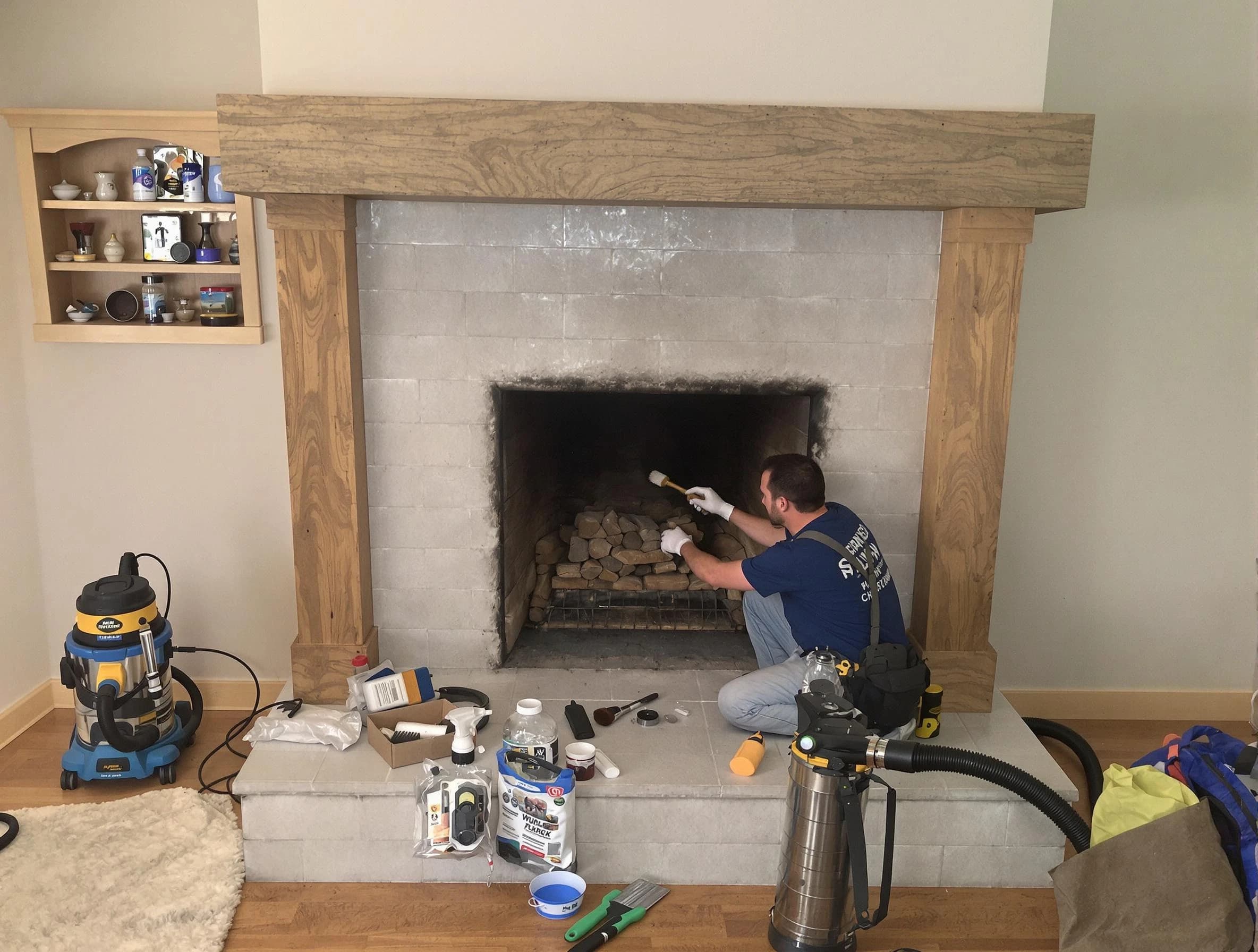 Detailed creosote removal process by Brigham City Chimney Sweep in Brigham City, UT