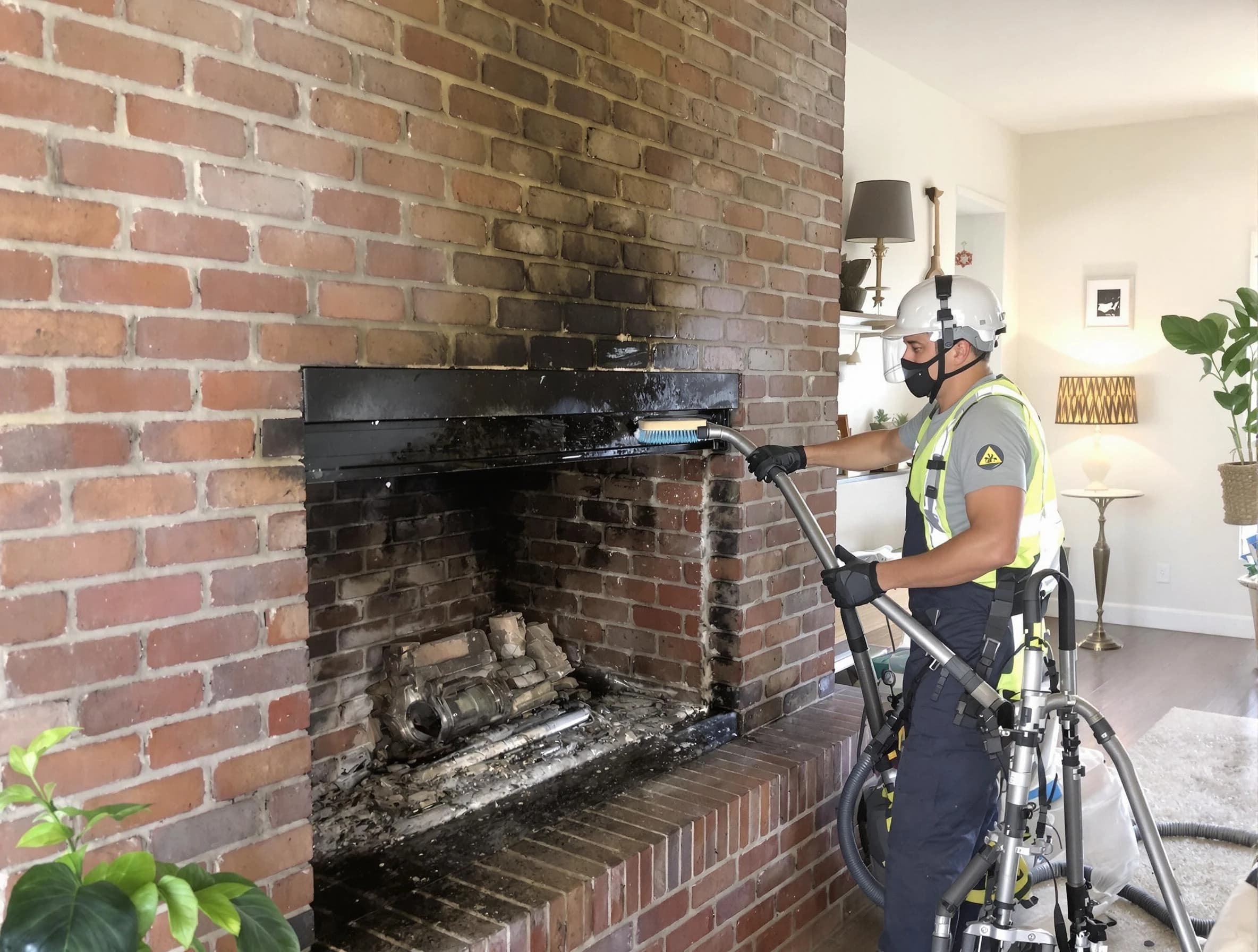 Brigham City Chimney Sweep providing fireplace cleaning services in Brigham City, UT