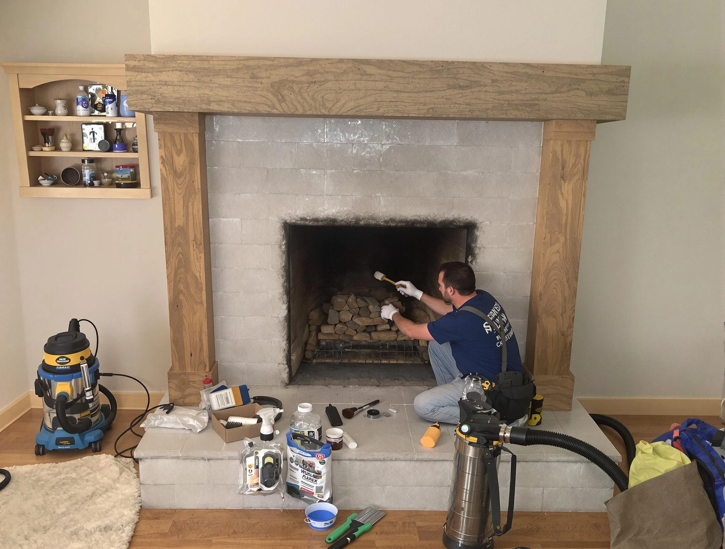 Detailed creosote removal process by Brigham City Chimney Sweep in Brigham City, UT